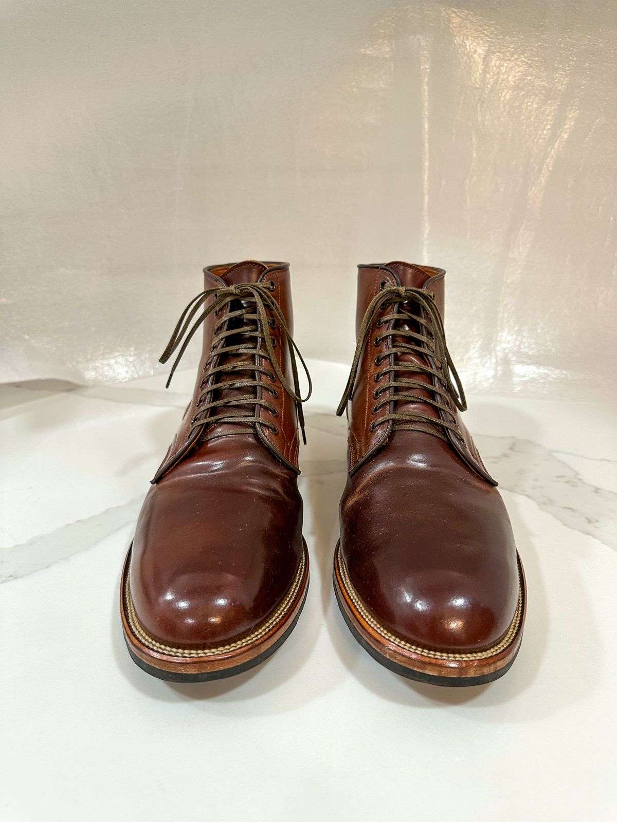 Photo by 3135movt on January 6, 2023 of the Viberg Service Boot in Horween Color 4 Shell Cordovan.