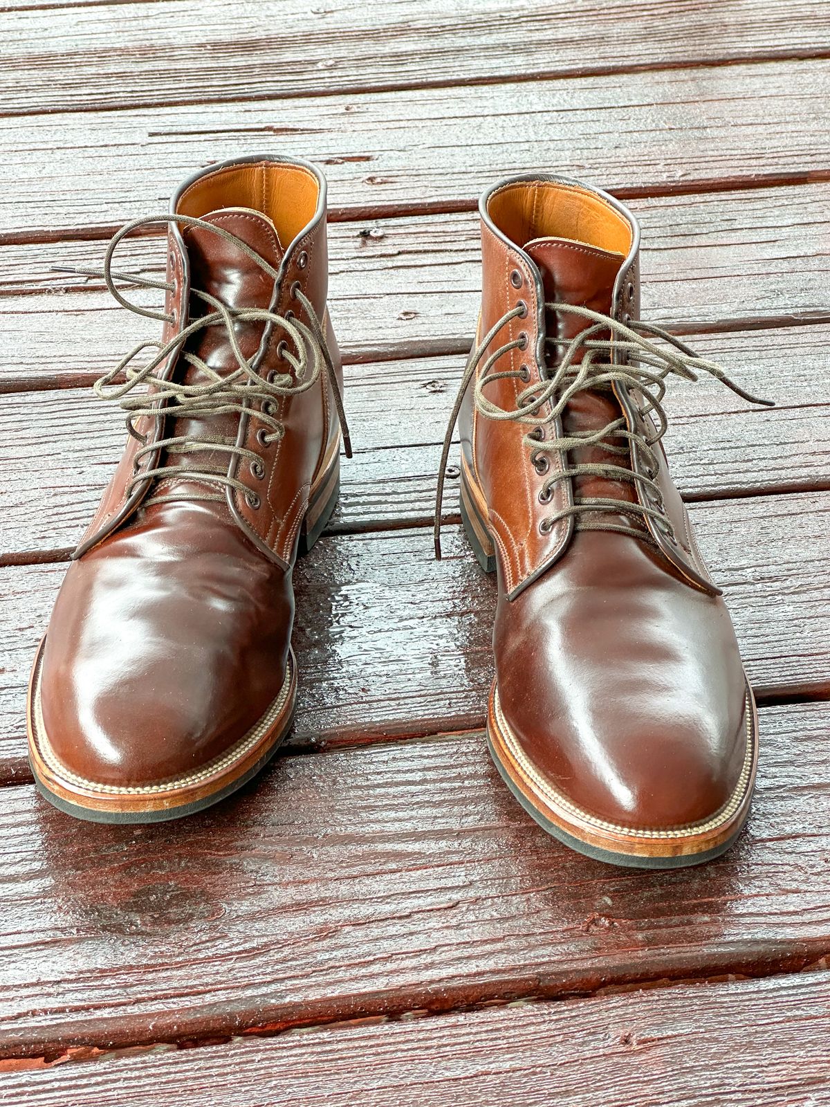 Photo by 3135movt on March 6, 2023 of the Viberg Service Boot in Horween Color 4 Shell Cordovan.
