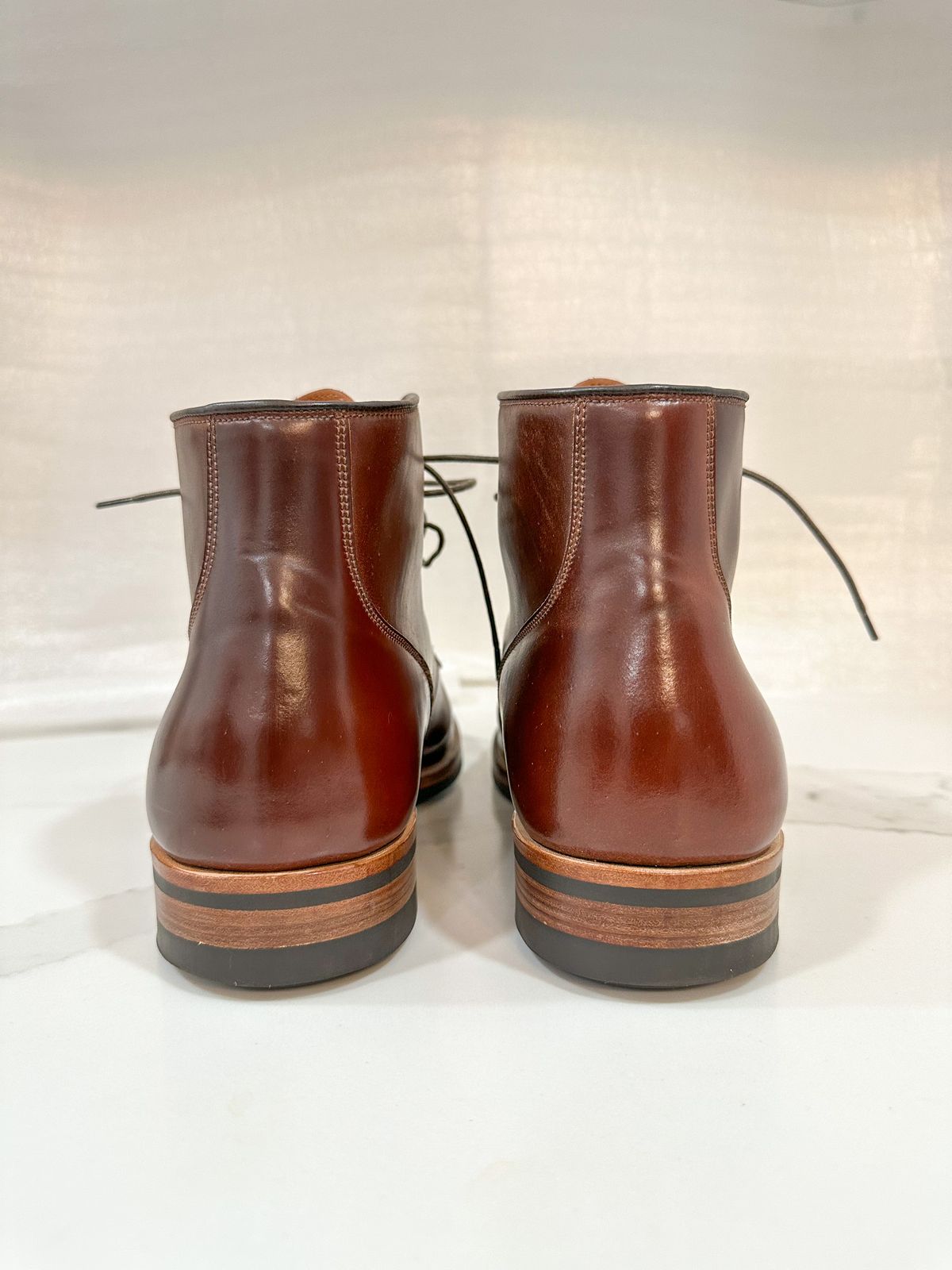 Photo by 3135movt on March 6, 2023 of the Viberg Service Boot in Horween Color 4 Shell Cordovan.