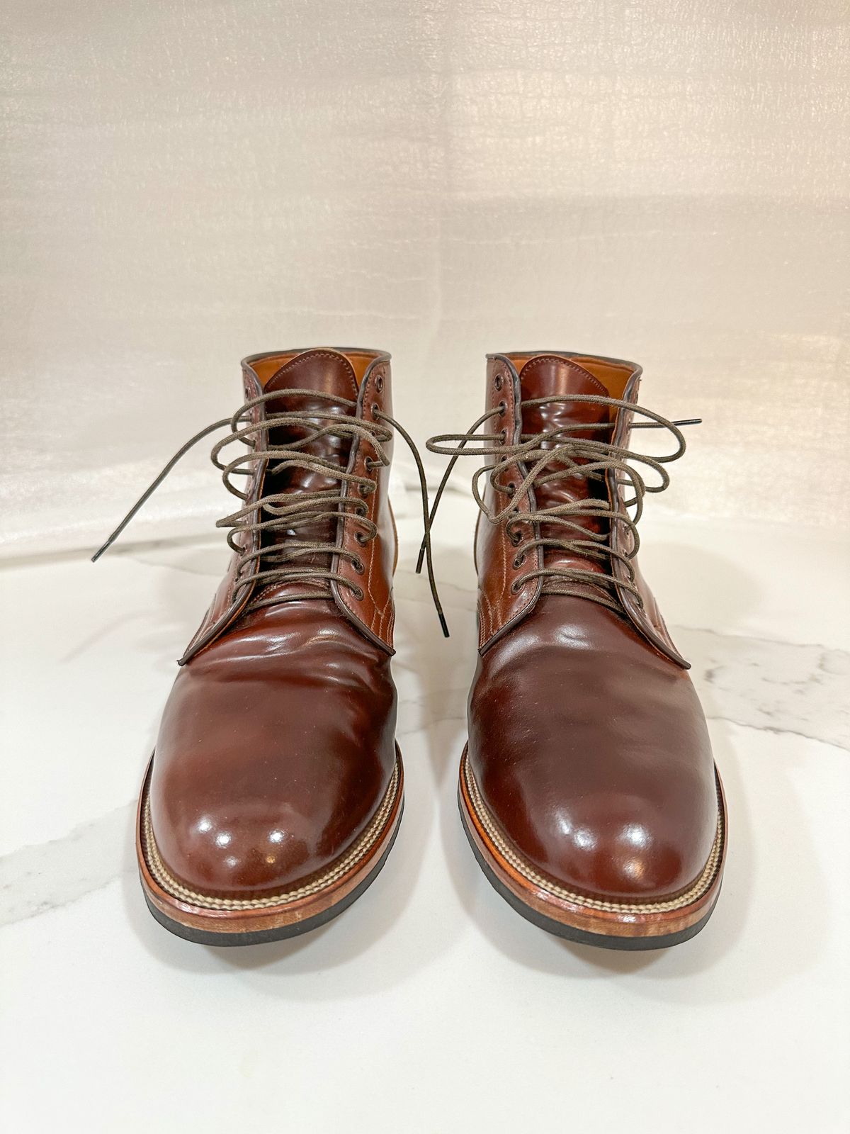 Photo by 3135movt on March 6, 2023 of the Viberg Service Boot in Horween Color 4 Shell Cordovan.