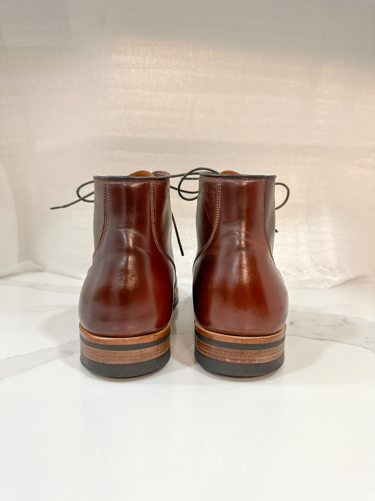 Photo by 3135movt on April 6, 2023 of the Viberg Service Boot in Horween Color 4 Shell Cordovan.