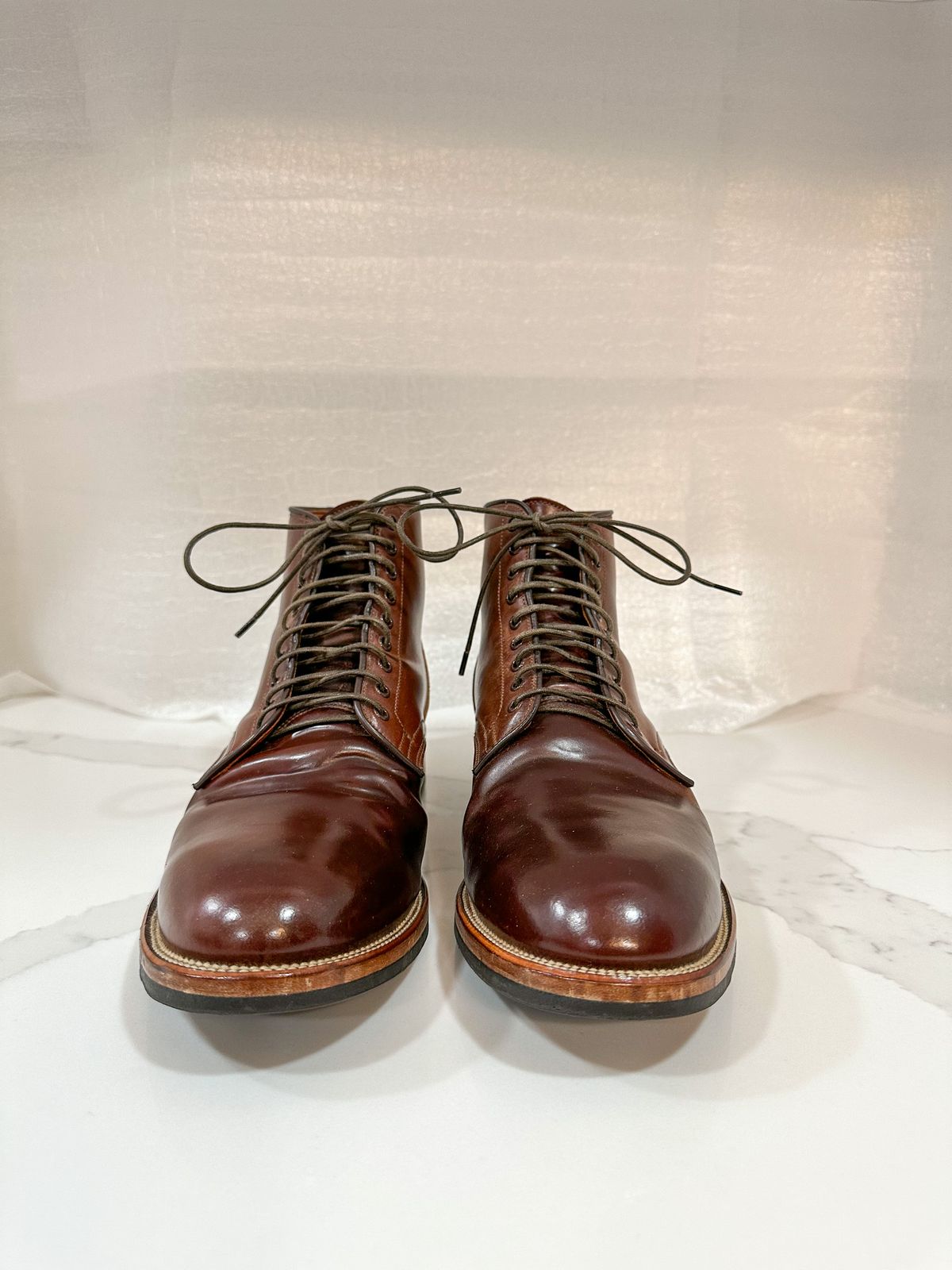 Photo by 3135movt on April 6, 2023 of the Viberg Service Boot in Horween Color 4 Shell Cordovan.