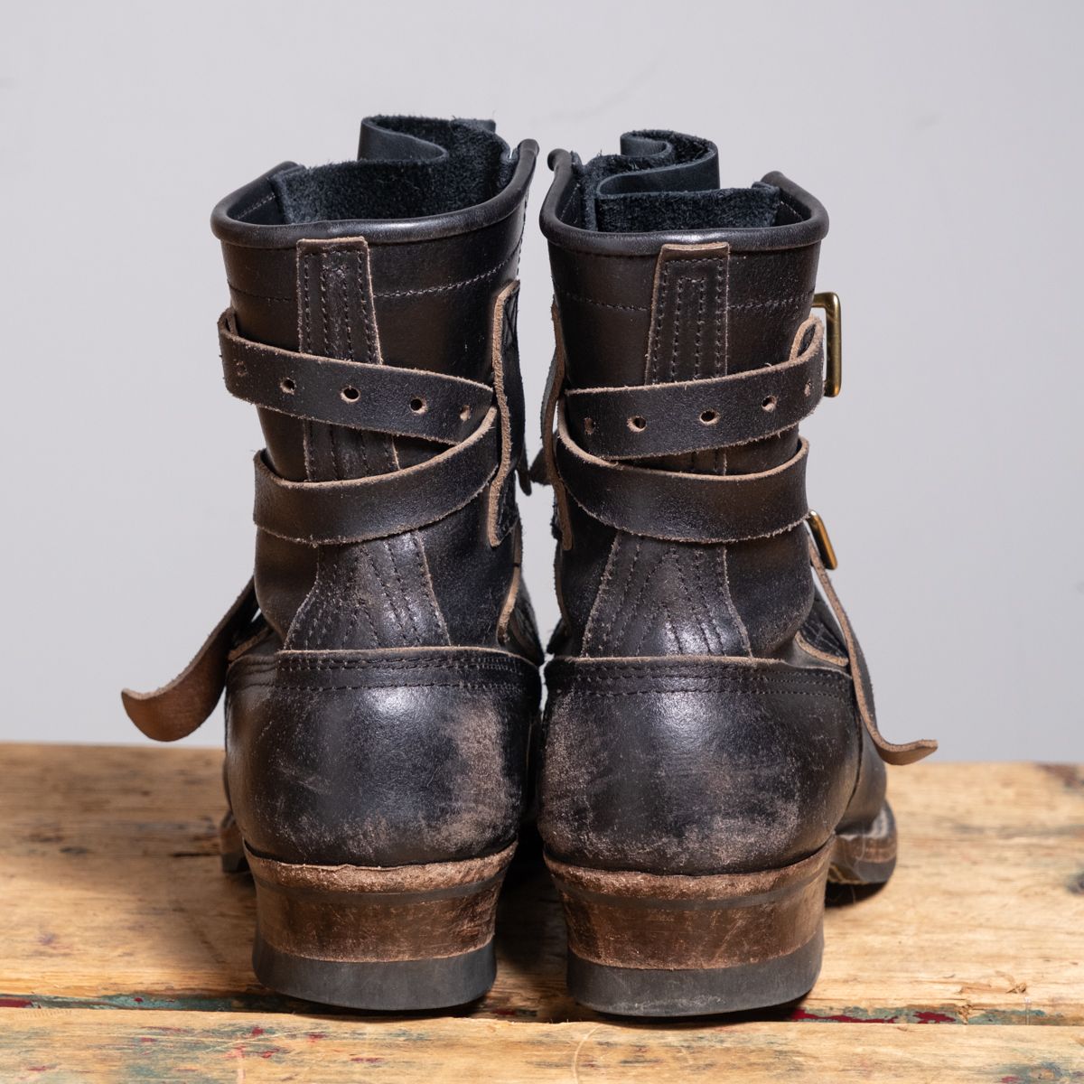 Photo by camwerten on November 1, 2023 of the Nicks Heritage TankerPro in Horween Black Waxed Flesh.