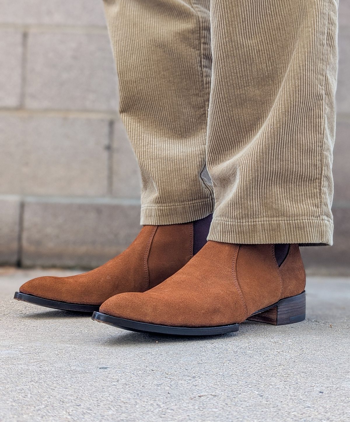 Photo by prospect_joe on March 5, 2025 of the The Last Shoemaker Cigar Time in Tan Suede.
