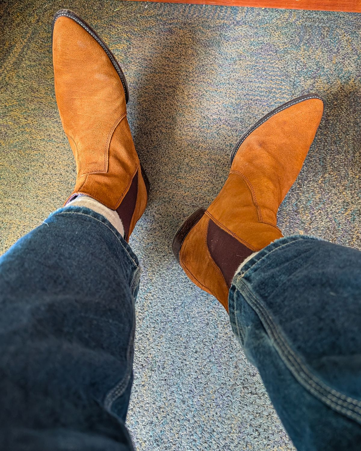 Photo by prospect_joe on May 15, 2026 of the The Last Shoemaker Cigar Time in Tan Suede.