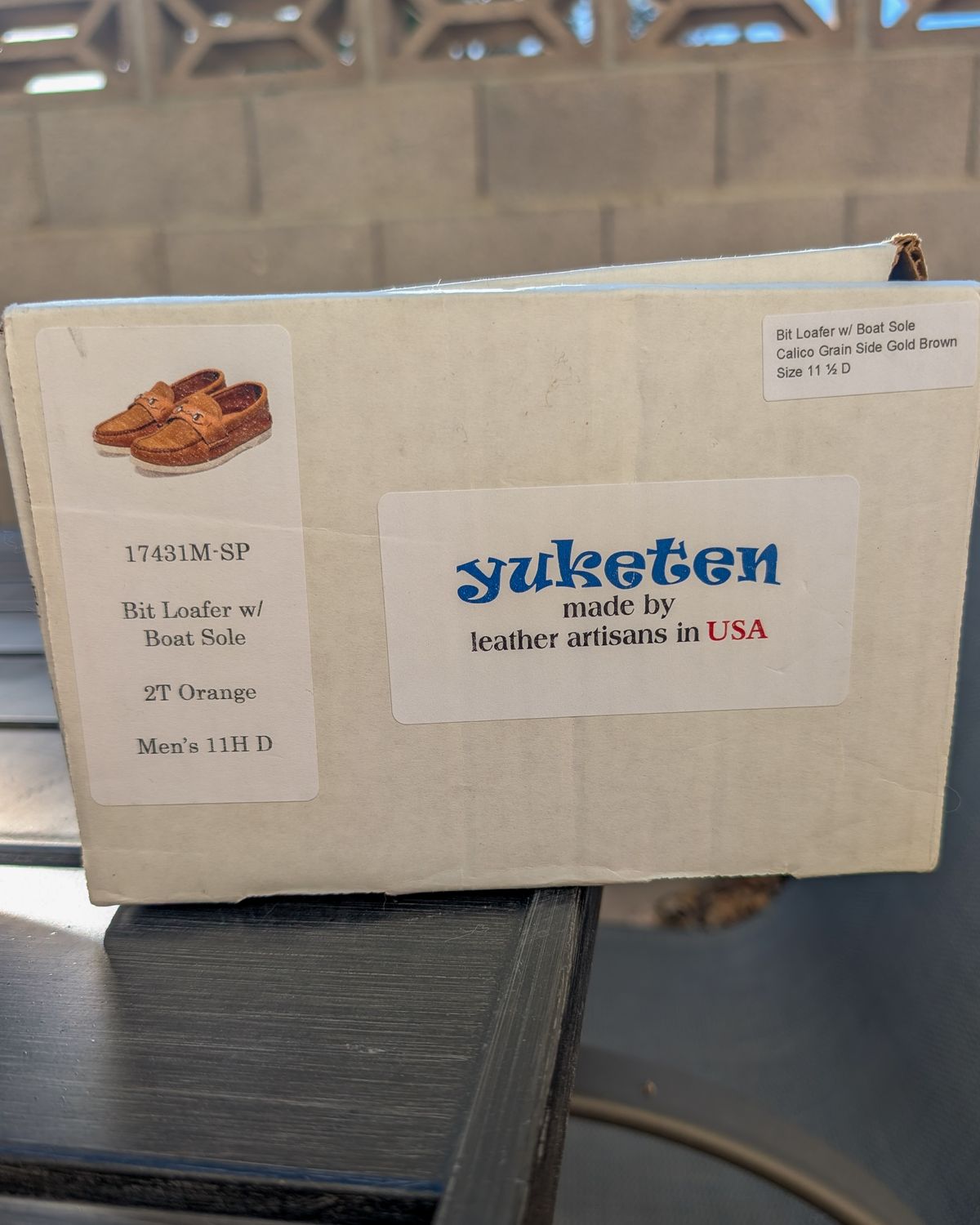 Photo by prospect_joe on March 31, 2026 of the Yuketen Bit Loafer in 2T Orange.