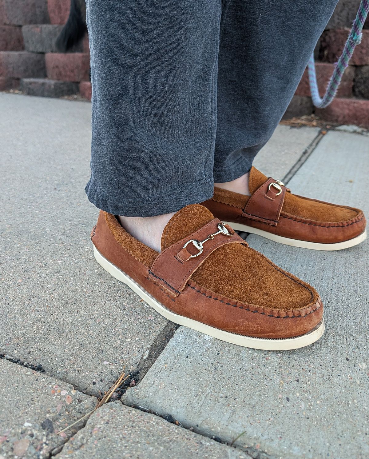 Photo by prospect_joe on April 4, 2026 of the Yuketen Bit Loafer in 2T Orange.