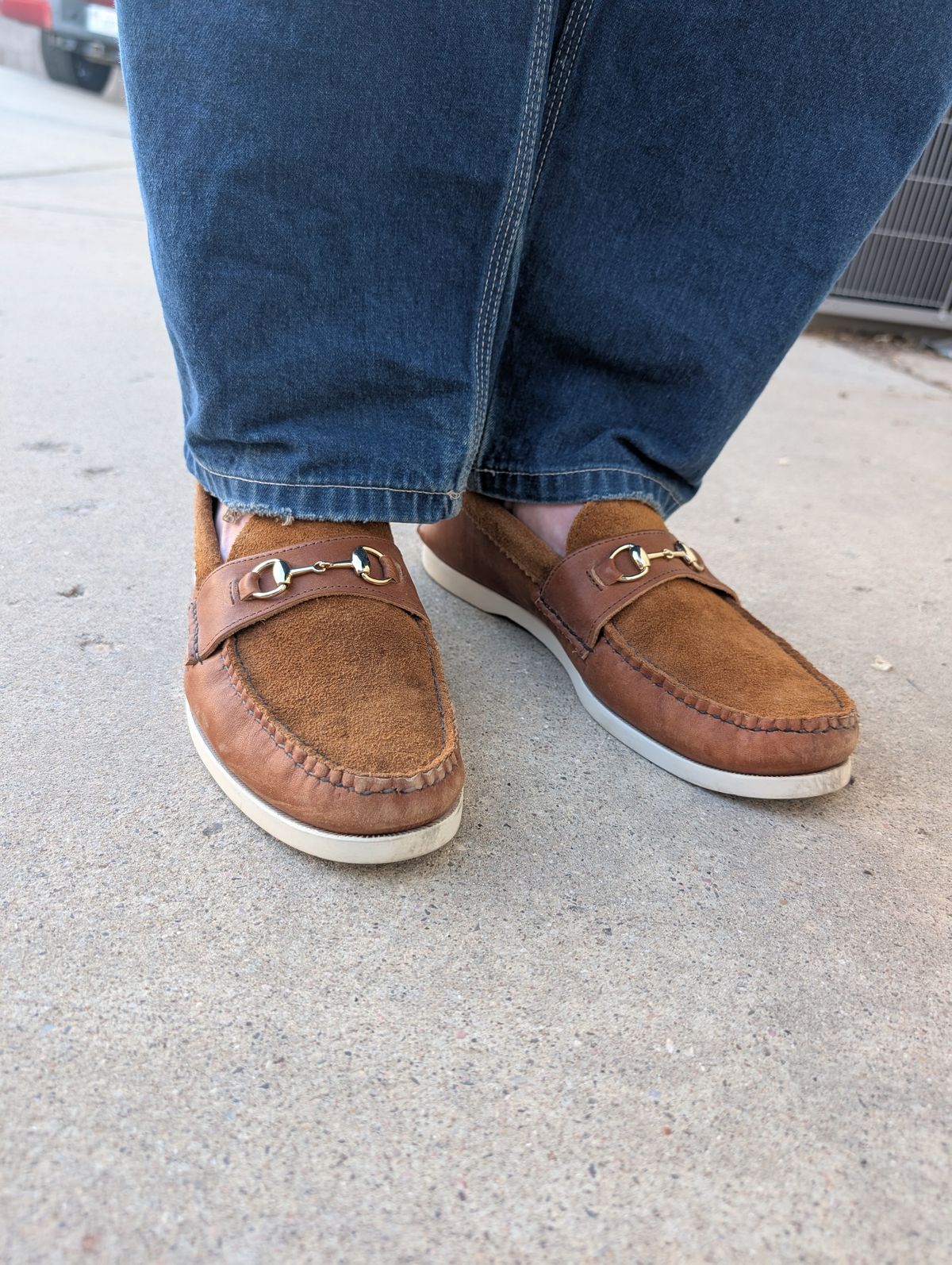 Photo by prospect_joe on April 9, 2026 of the Yuketen Bit Loafer in 2T Orange.