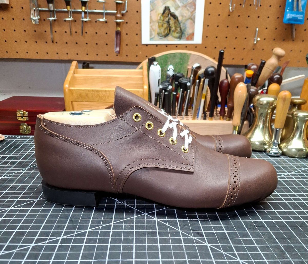 Photo by prospect_joe on March 11, 2025 of the New River Boot Quade in Sb Foot Brown Tumbled Boomer.