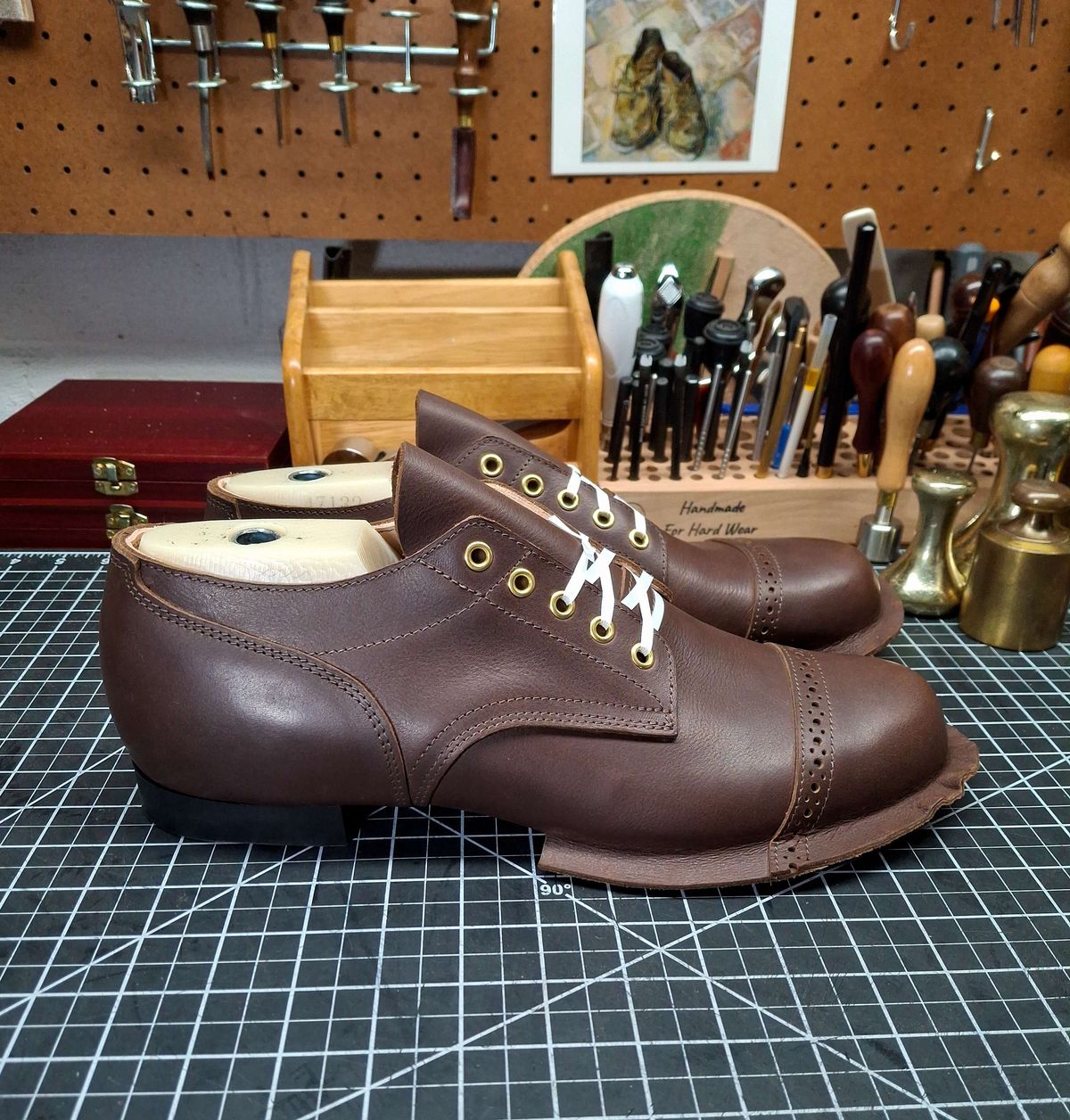Photo by prospect_joe on March 16, 2025 of the New River Boot Quade in Sb Foot Brown Tumbled Boomer.