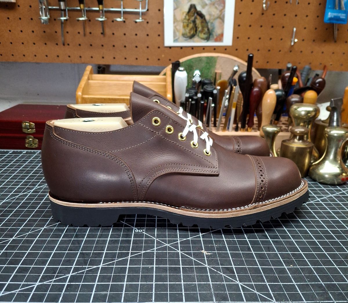 Photo by prospect_joe on March 18, 2025 of the New River Boot Quade in Sb Foot Brown Tumbled Boomer.
