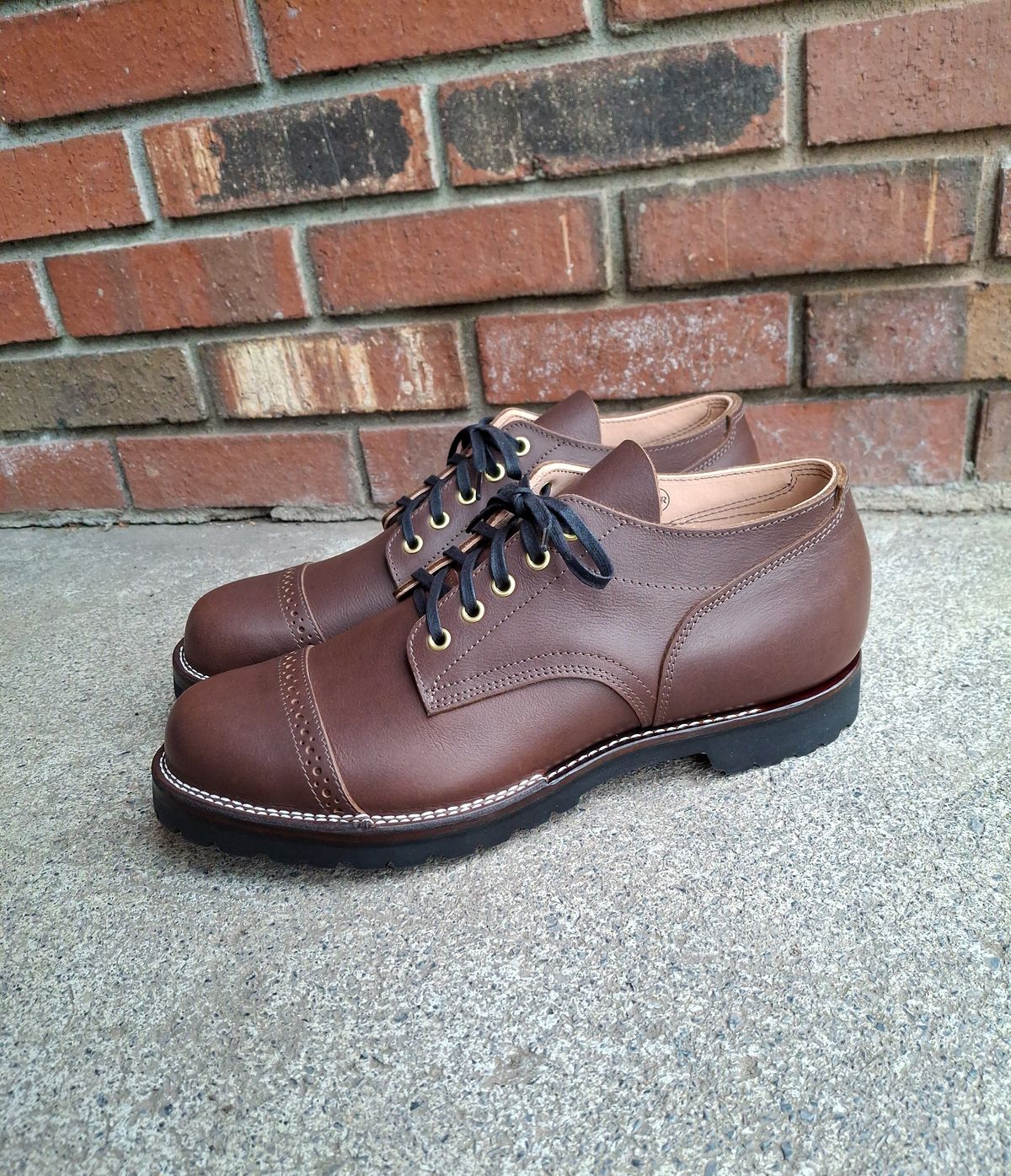 Photo by prospect_joe on March 20, 2025 of the New River Boot Quade in Sb Foot Brown Tumbled Boomer.