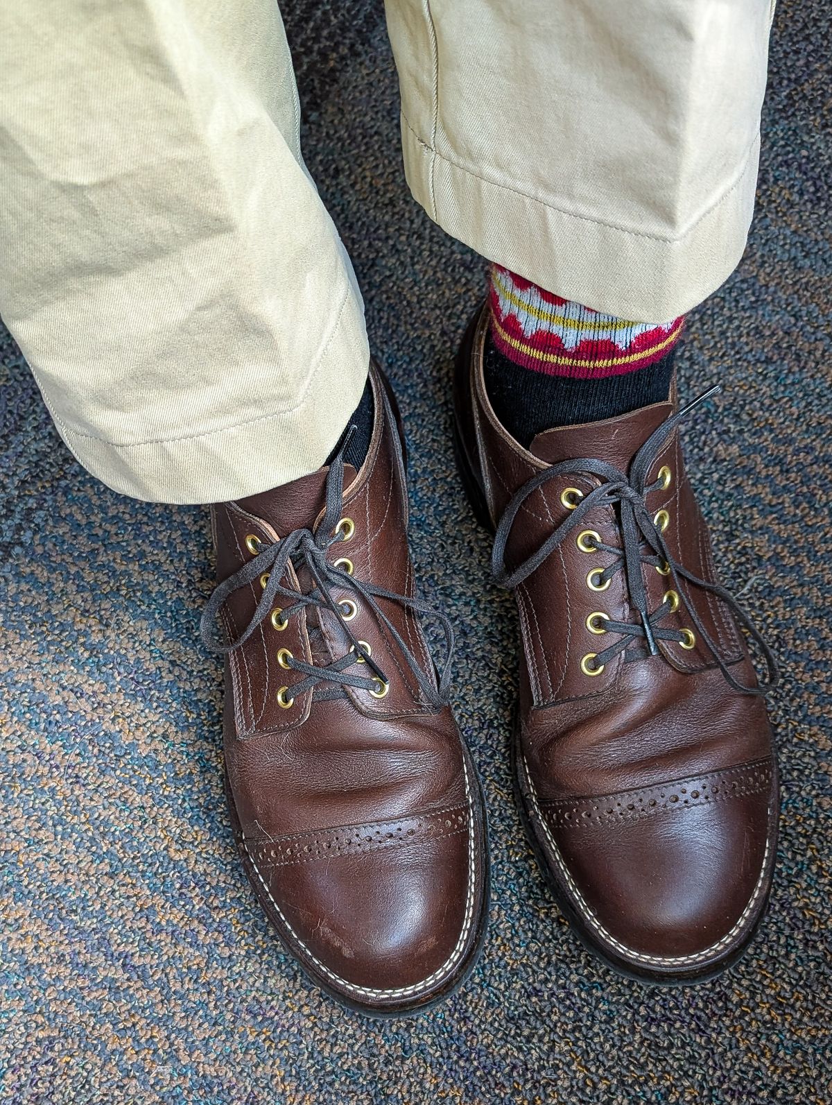 Photo by prospect_joe on August 20, 2025 of the New River Boot Quade in Sb Foot Brown Tumbled Boomer.