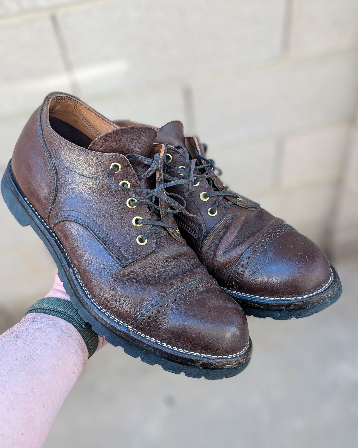 Photo by prospect_joe on May 9, 2026 of the New River Boot Quade in Sb Foot Brown Tumbled Boomer.