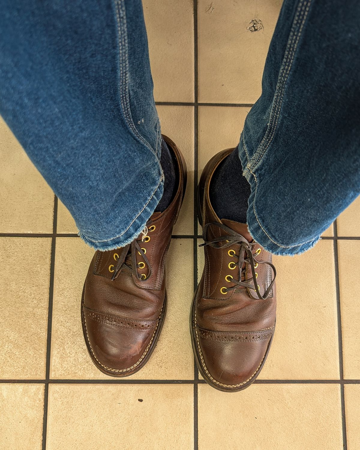 Photo by prospect_joe on May 29, 2026 of the New River Boot Quade in Sb Foot Brown Tumbled Boomer.