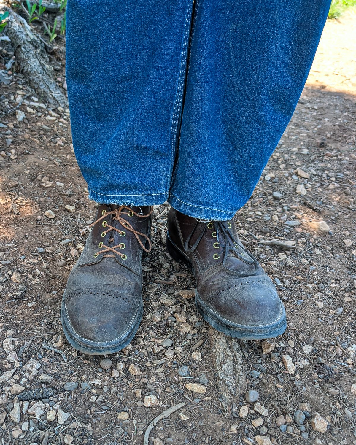 Photo by prospect_joe on June 19, 2026 of the New River Boot Quade in Sb Foot Brown Tumbled Boomer.