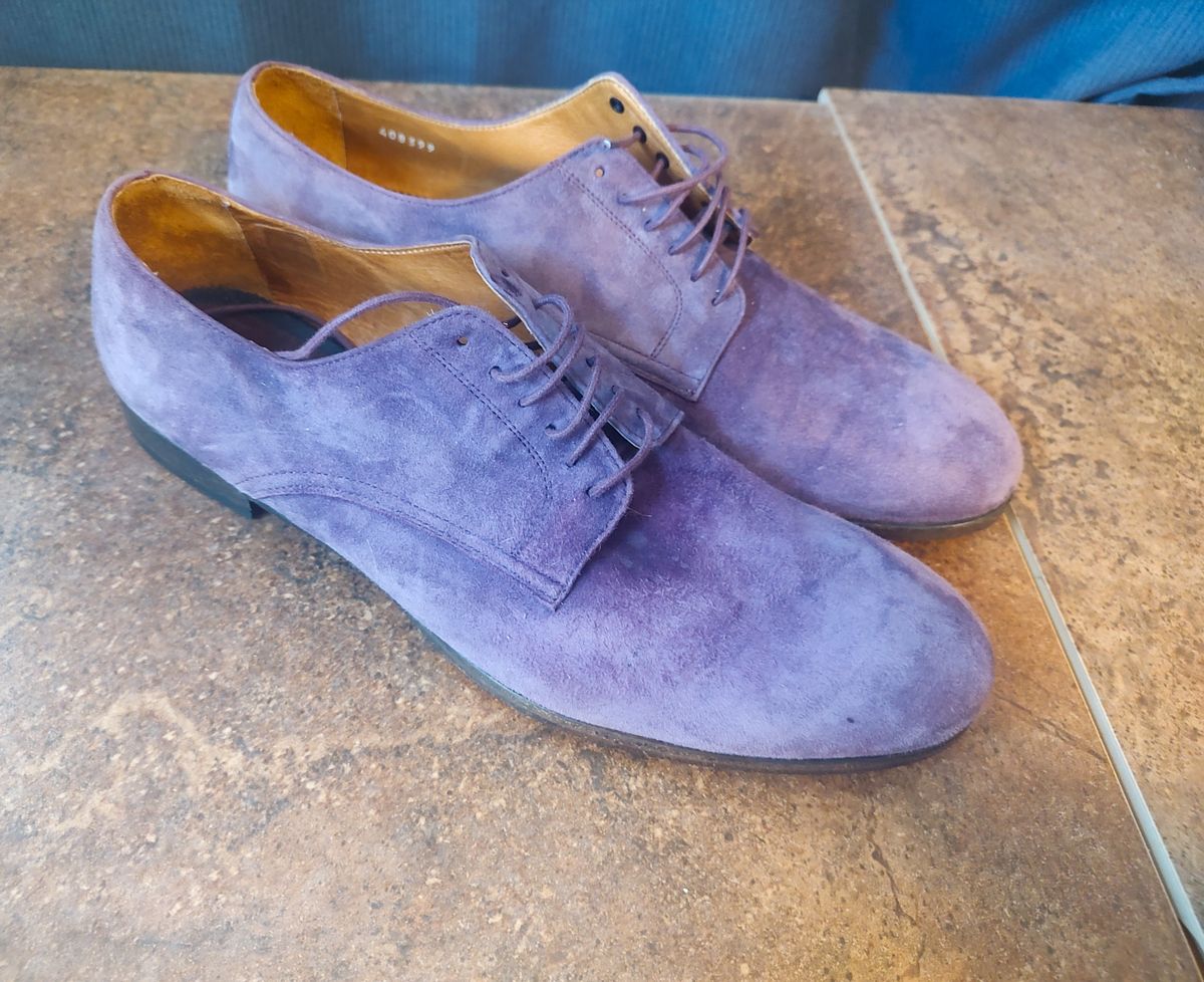 Photo by prospect_joe on May 29, 2024 of the Paul Smith Unknown Model in Purple Suede.