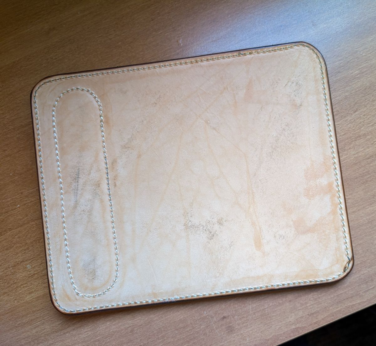 Photo by prospect_joe on November 1, 2025 of the Timber N Tan Padded Mouse Pad in Unknown Leather.
