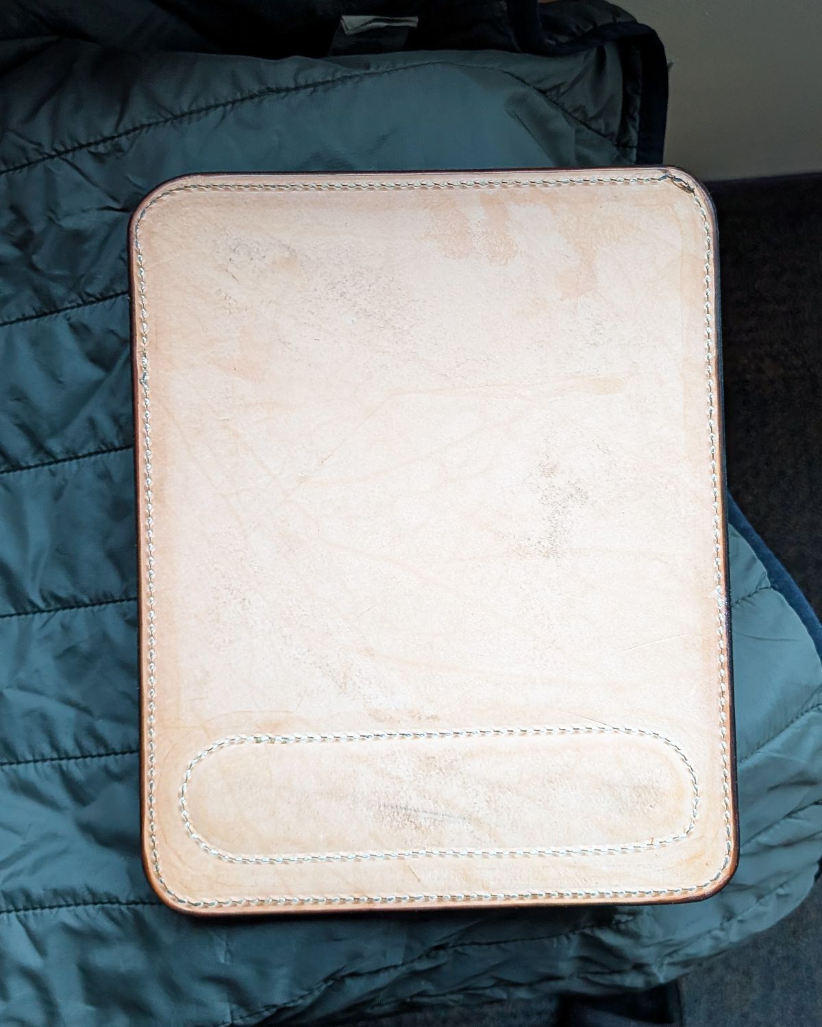 Photo by prospect_joe on April 2, 2026 of the Timber N Tan Padded Mouse Pad in Unknown Leather.