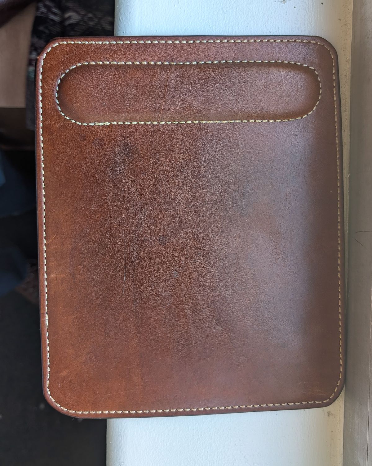 Photo by prospect_joe on June 8, 2026 of the Timber N Tan Padded Mouse Pad in Unknown Leather.