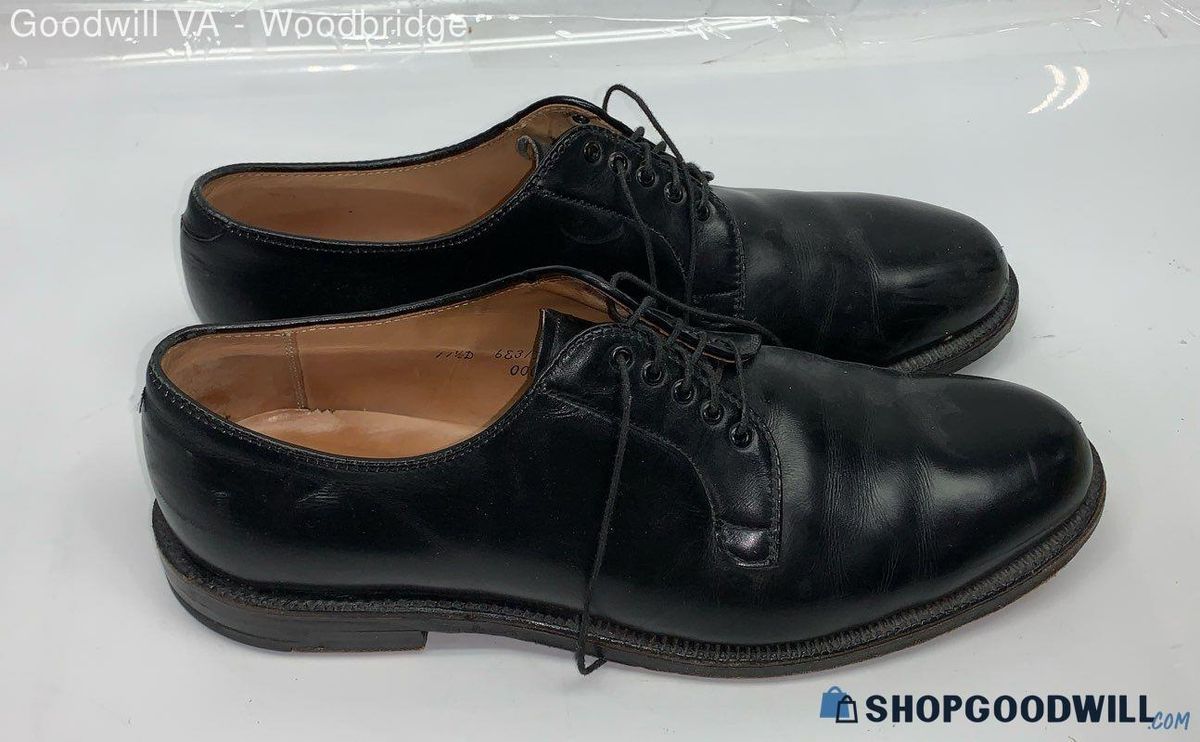 Photo by prospect_joe on March 4, 2025 of the Alden 00069 Black Calfskin Plain Toe Blucher in Black Calfskin.