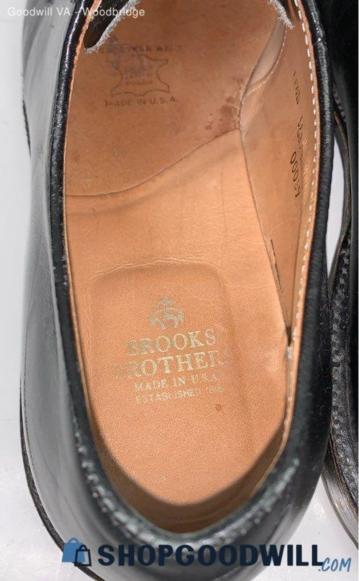 Photo by prospect_joe on March 4, 2025 of the Alden 00069 Black Calfskin Plain Toe Blucher in Black Calfskin.