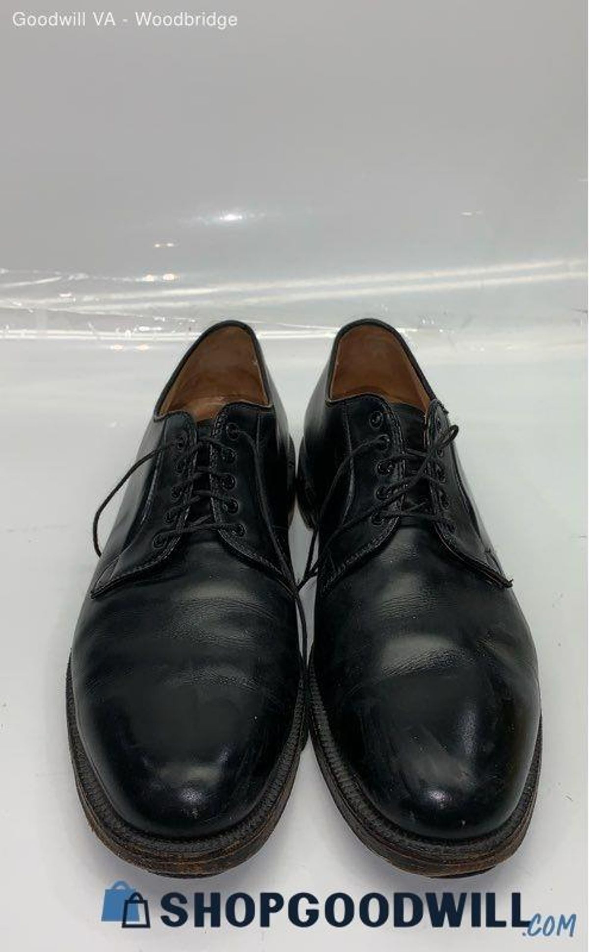 Photo by prospect_joe on March 4, 2025 of the Alden 00069 Black Calfskin Plain Toe Blucher in Black Calfskin.