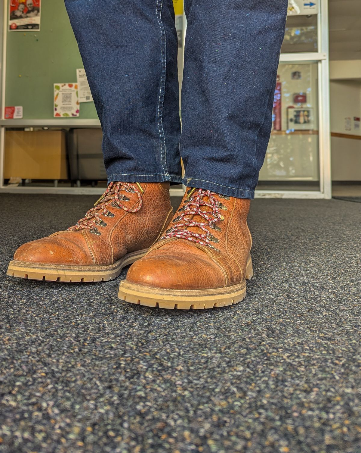 Photo by prospect_joe on December 31, 2024 of the Enzo Bonafe 3853 in Horween Natural Bison.