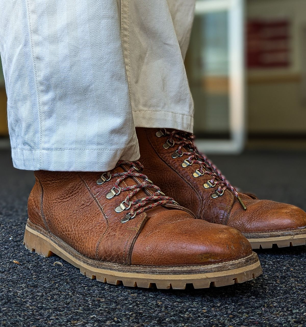 Photo by prospect_joe on May 11, 2025 of the Enzo Bonafe 3853 in Horween Natural Bison.