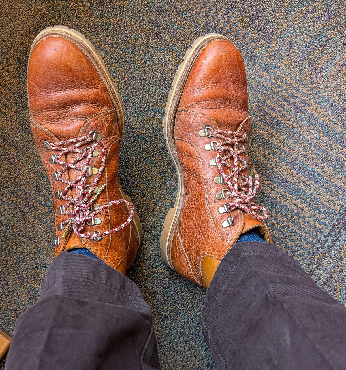 Photo by prospect_joe on August 19, 2025 of the Enzo Bonafe 3853 in Horween Natural Bison.