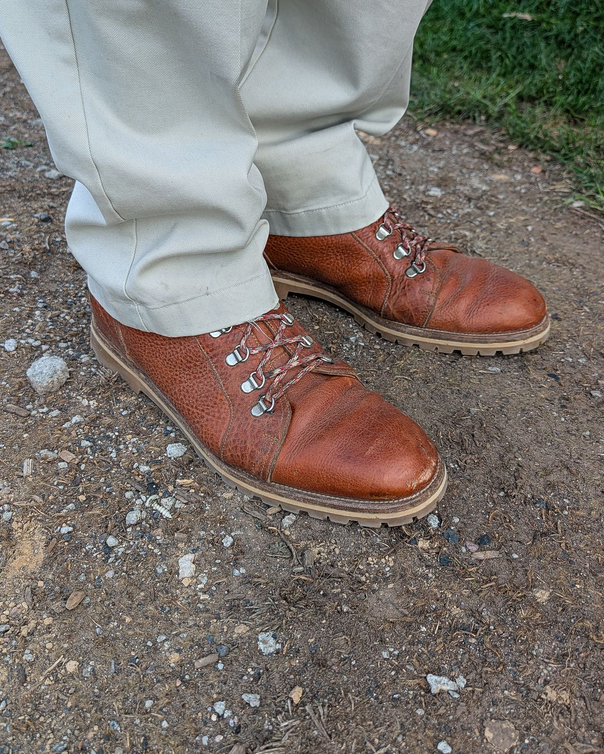 Photo by prospect_joe on April 7, 2026 of the Enzo Bonafe 3853 in Horween Natural Bison.