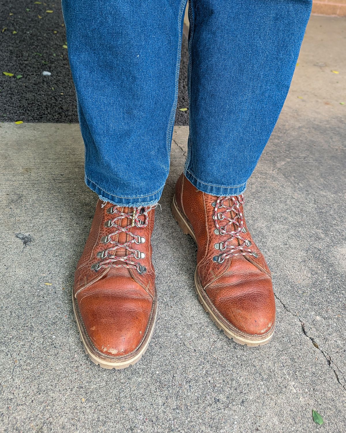 Photo by prospect_joe on June 9, 2026 of the Enzo Bonafe 3853 in Horween Natural Bison.