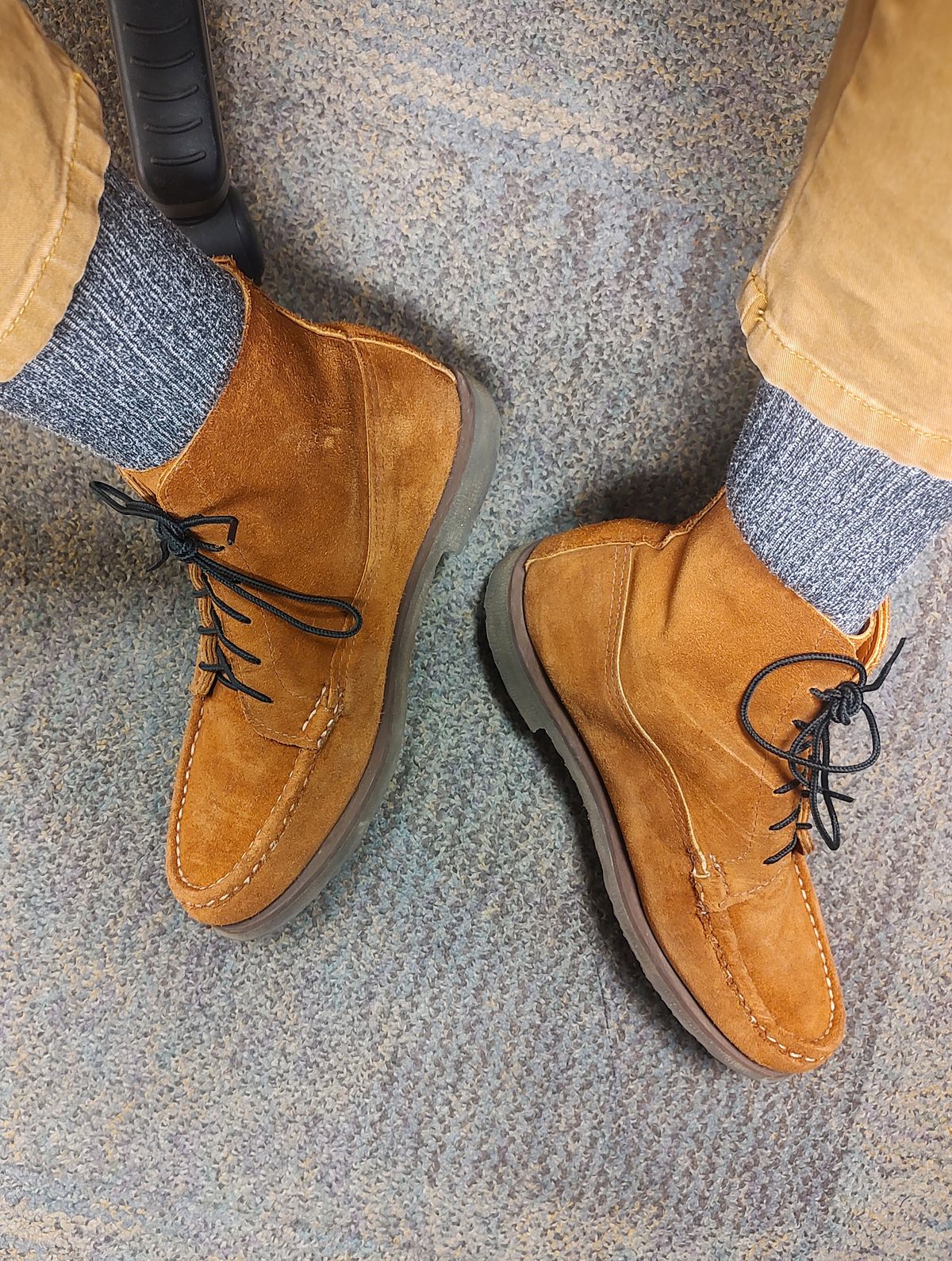 Photo by prospect_joe on September 9, 2024 of the Russell Moccasin Co. Joe's PH in Rust Roughout.