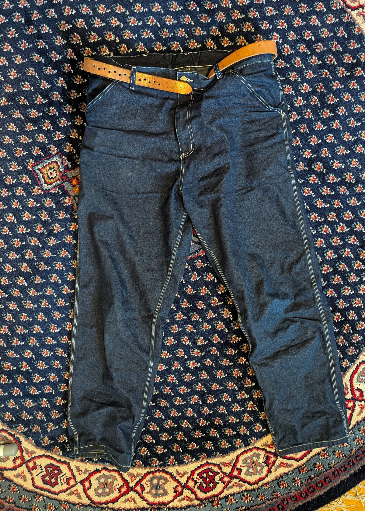 Photo by prospect_joe on September 27, 2025 of the Carhartt Simple Pant in 11.25 oz Norco Rigid denim.