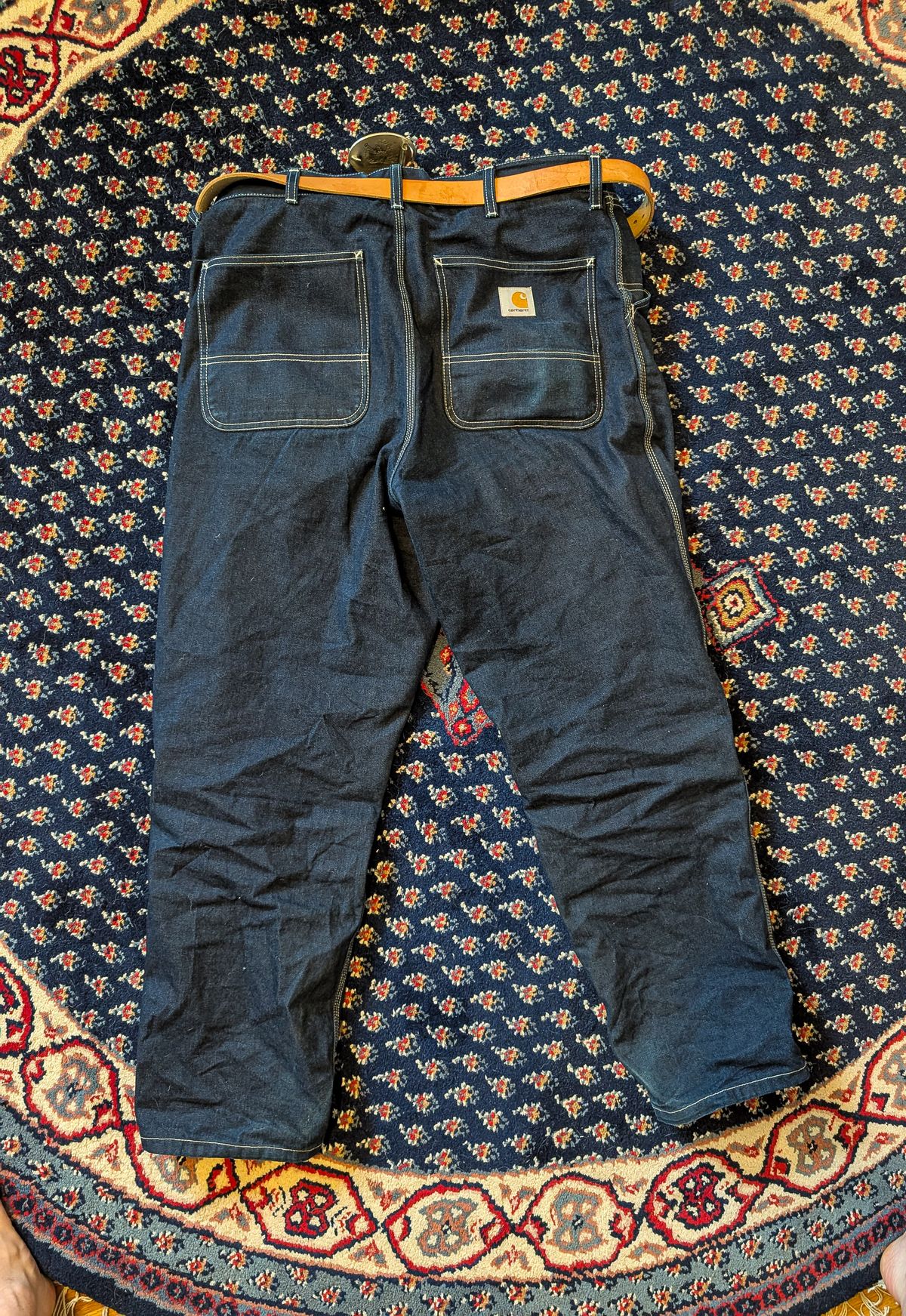 Photo by prospect_joe on September 27, 2025 of the Carhartt Simple Pant in 11.25 oz Norco Rigid denim.