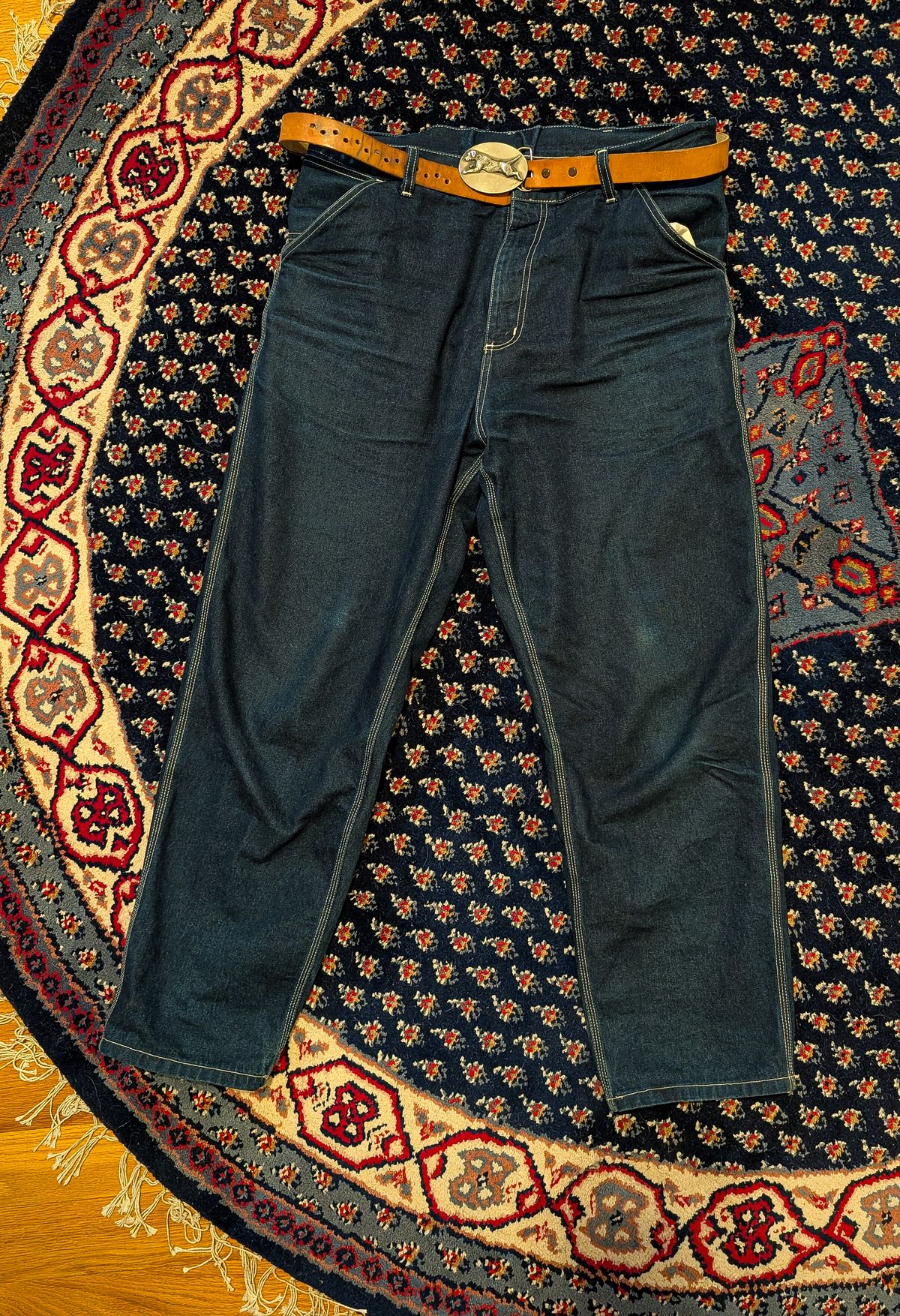 Photo by prospect_joe on October 29, 2025 of the Carhartt Simple Pant in 11.25 oz Norco Rigid denim.