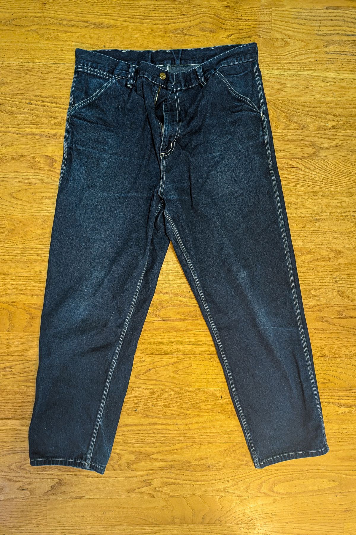 Photo by prospect_joe on November 23, 2025 of the Carhartt Simple Pant in 11.25 oz Norco Rigid denim.