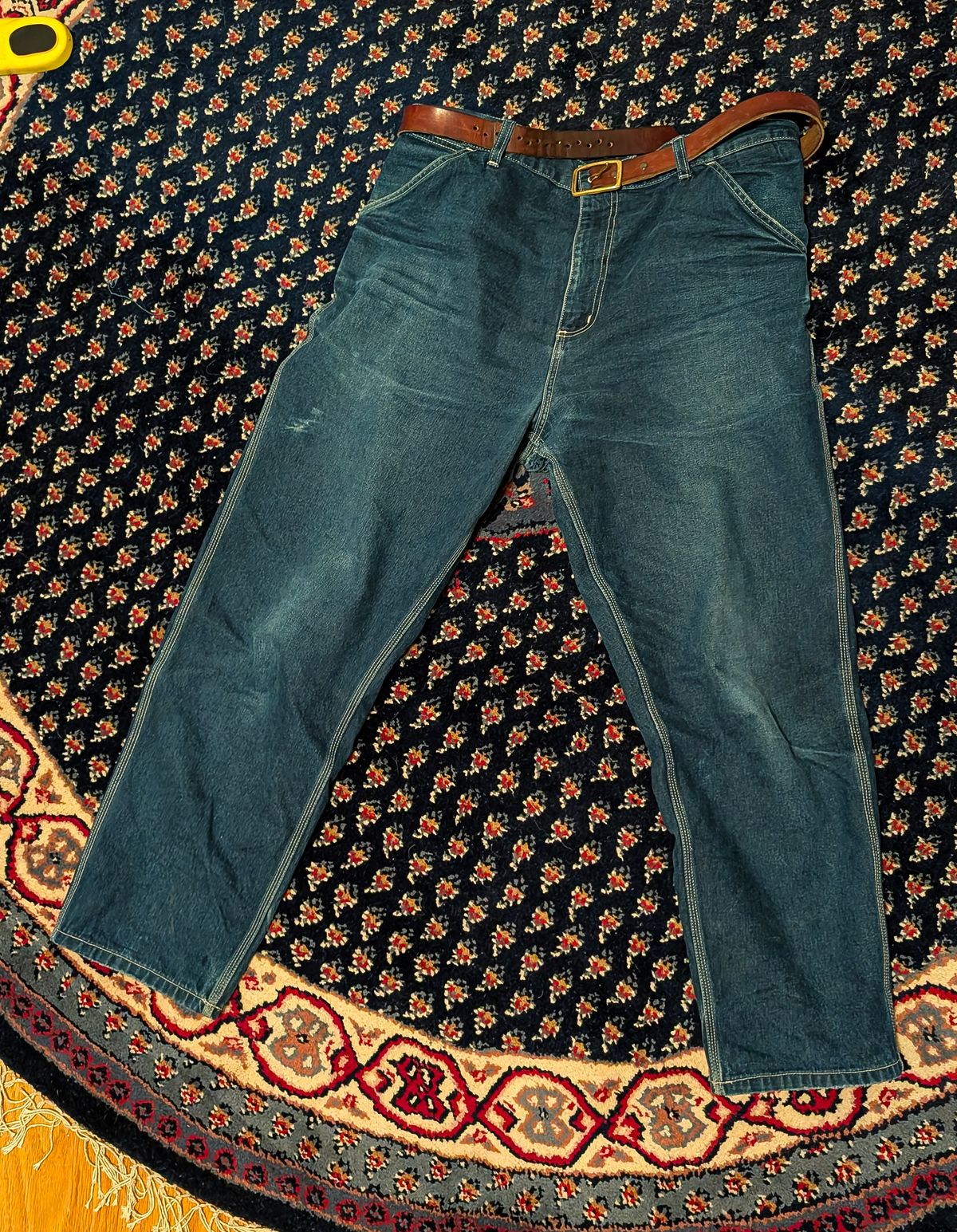 Photo by prospect_joe on January 29, 2026 of the Carhartt Simple Pant in 11.25 oz Norco Rigid denim.