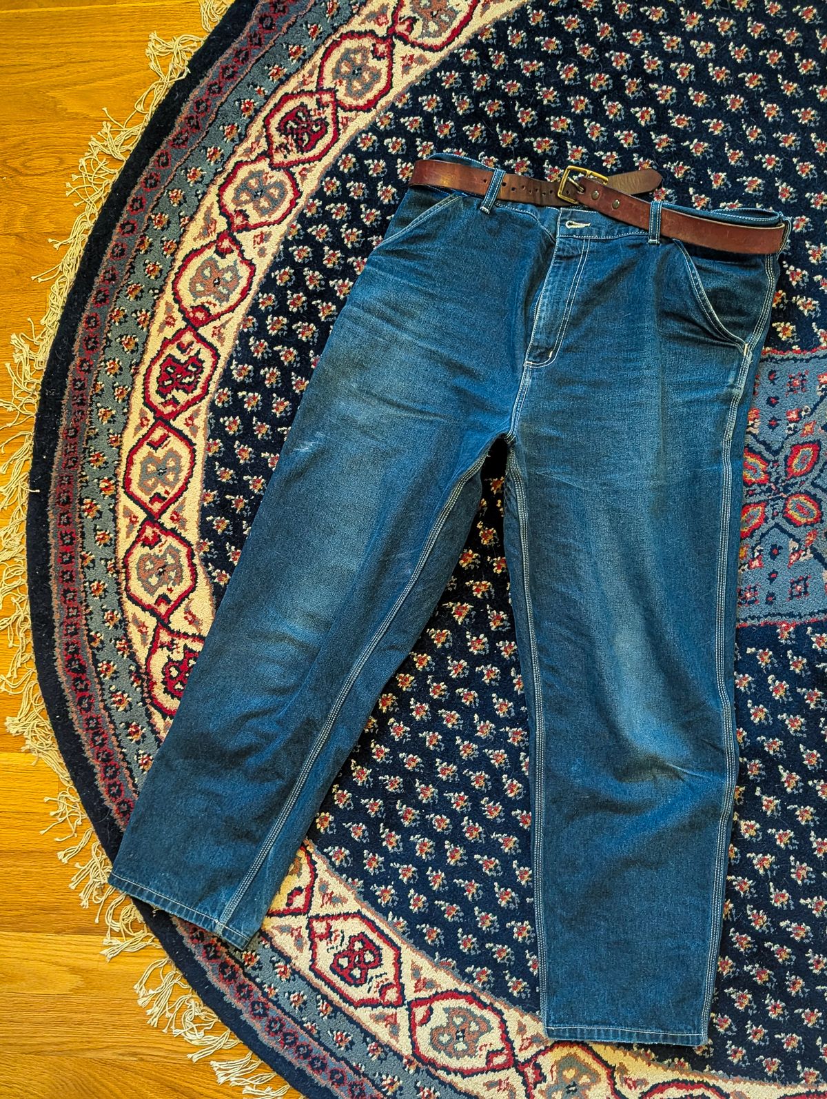 Photo by prospect_joe on March 2, 2026 of the Carhartt Simple Pant in 11.25 oz Norco Rigid denim.