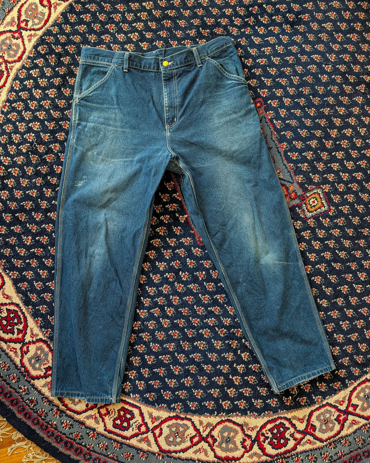 Photo by prospect_joe on April 29, 2026 of the Carhartt Simple Pant in 11.25 oz Norco Rigid denim.