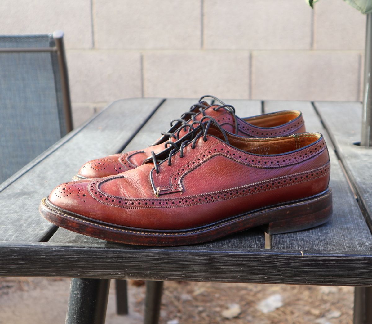 Photo by prospect_joe on June 29, 2024 of the Florsheim Imperial Kenmoor 93602 in Hand Stained Brown.