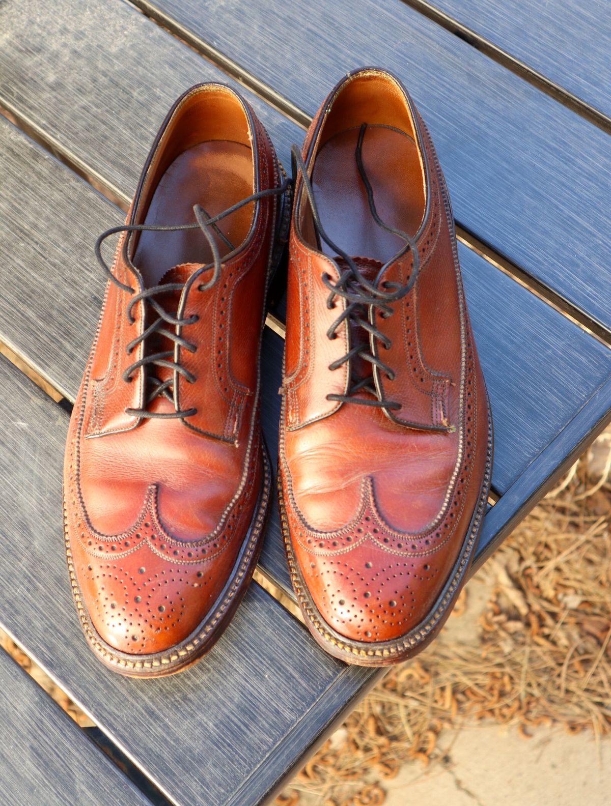 Photo by prospect_joe on June 29, 2024 of the Florsheim Imperial Kenmoor 93602 in Hand Stained Brown.