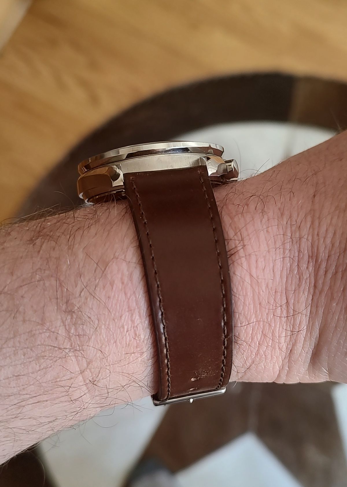 Photo by prospect_joe on April 30, 2023 of the Fluco Unknown Model in Unknown Leather.