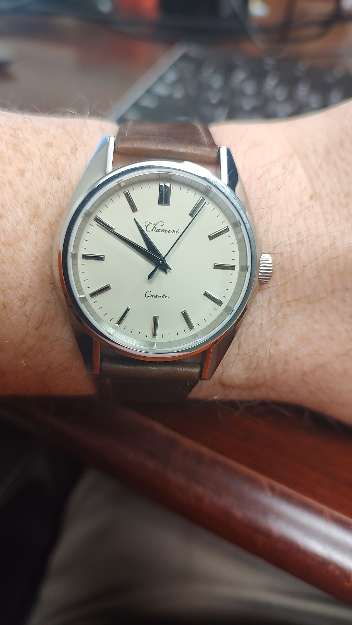 Photo by prospect_joe on April 16, 2024 of the Fluco Unknown Model in Unknown Leather.