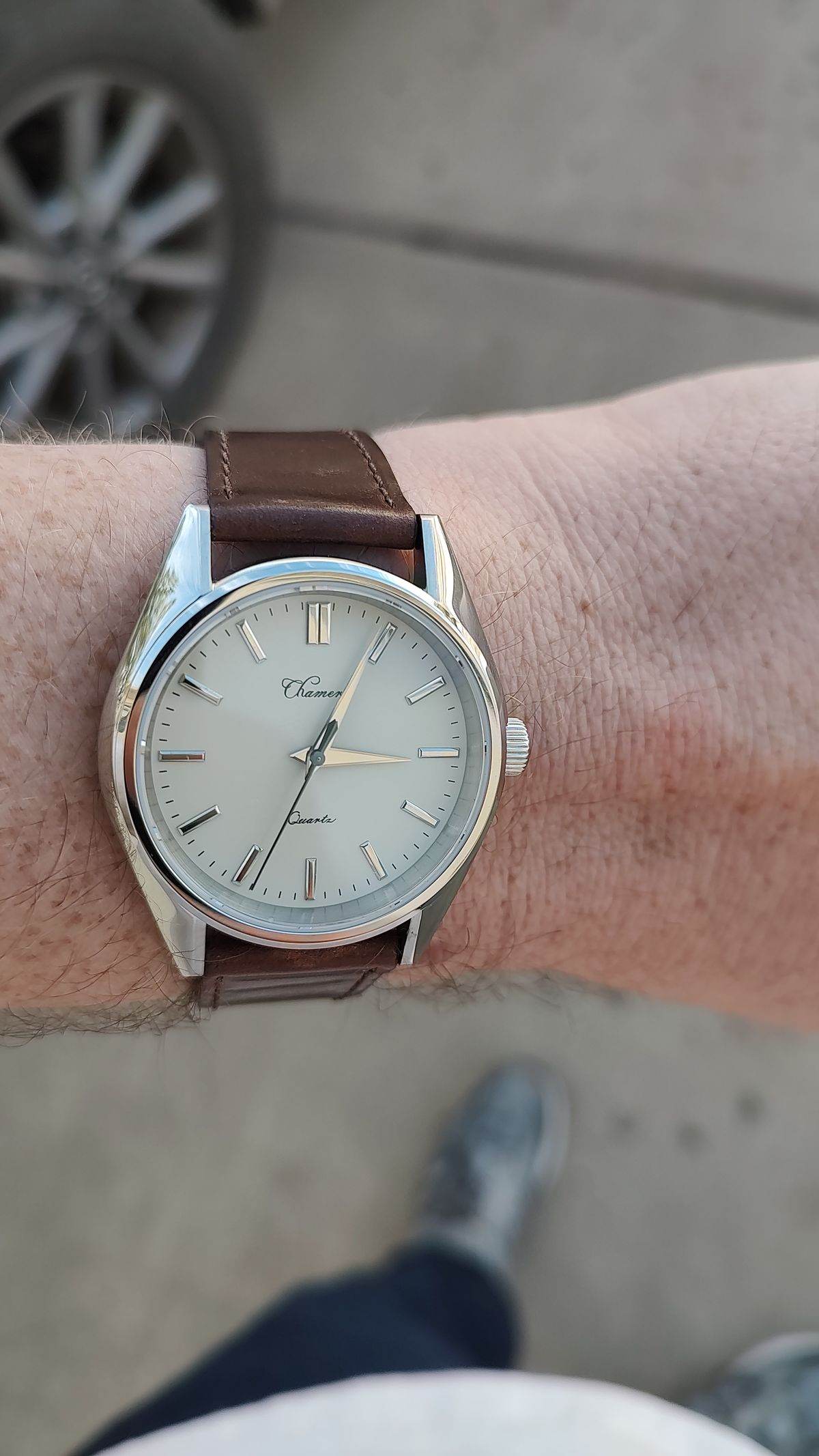Photo by prospect_joe on March 28, 2024 of the Fluco Unknown Model in Unknown Leather.