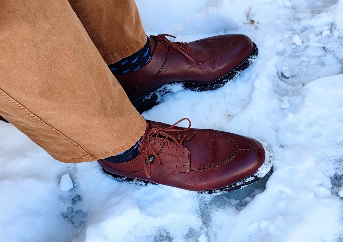 Photo by prospect_joe on April 5, 2023 of the Paraboot Avignon in Unknown Material.
