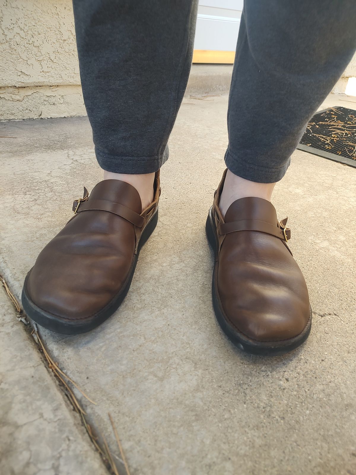 Photo by prospect_joe on August 14, 2024 of the Aurora Shoe Co. Middle English in Horween Olive Chromexcel.