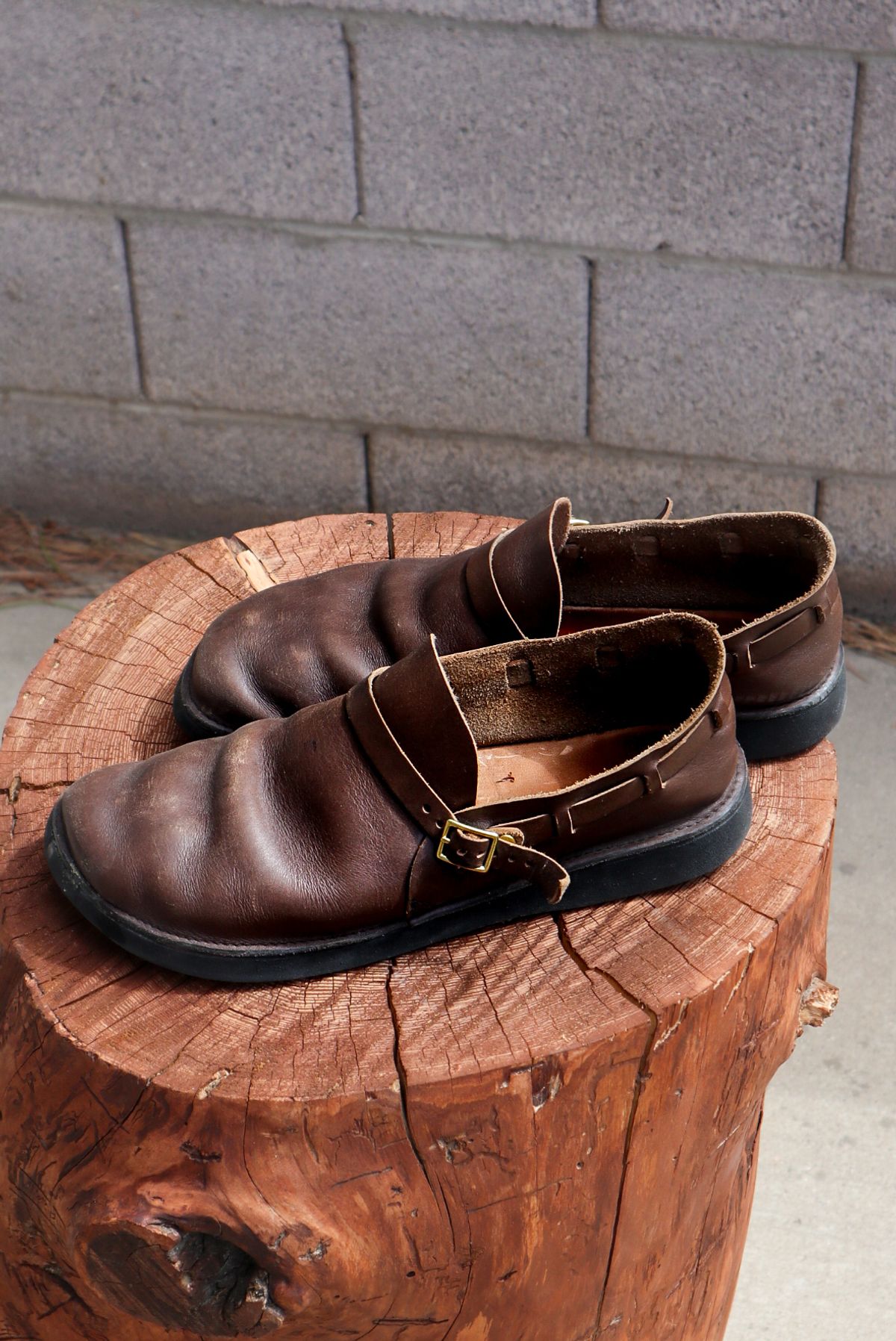 Photo by prospect_joe on September 21, 2024 of the Aurora Shoe Co. Middle English in Horween Olive Chromexcel.