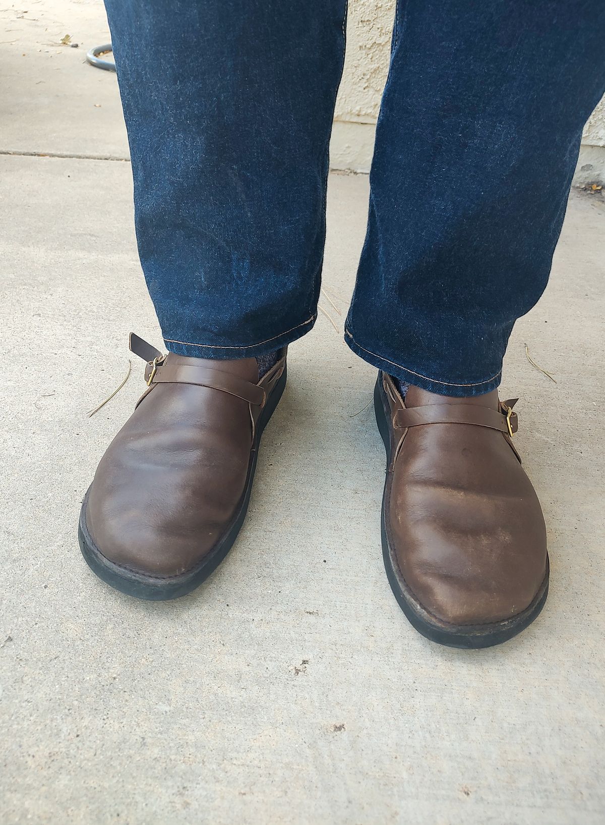 Photo by prospect_joe on September 28, 2024 of the Aurora Shoe Co. Middle English in Horween Olive Chromexcel.