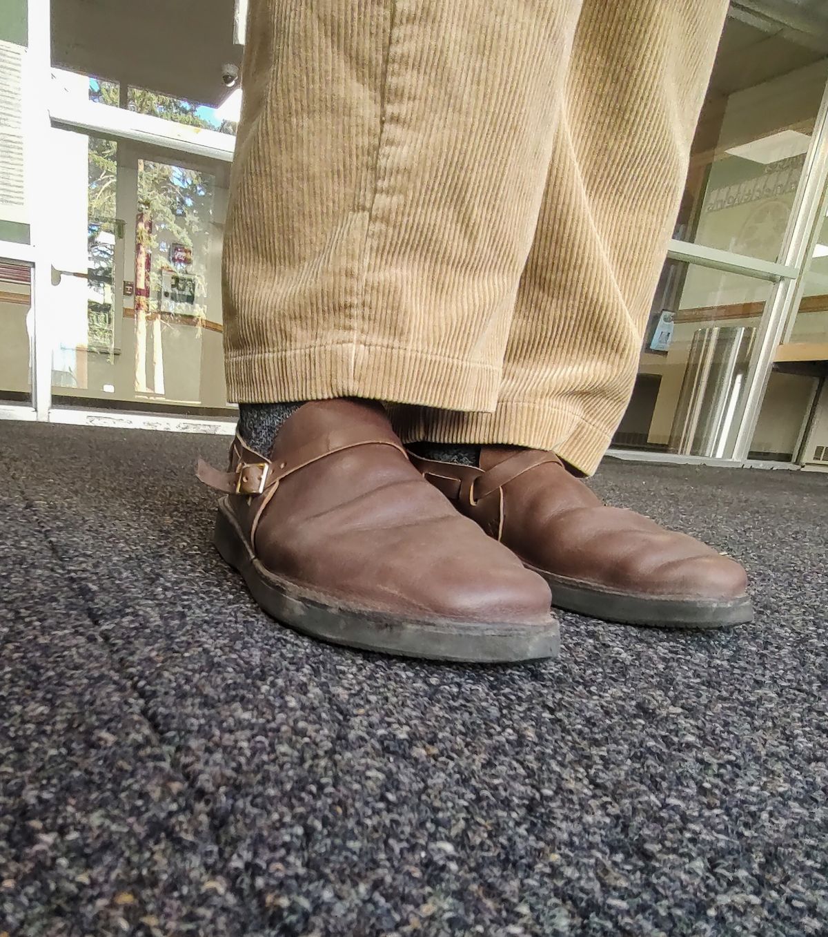 Photo by prospect_joe on October 20, 2024 of the Aurora Shoe Co. Middle English in Horween Olive Chromexcel.